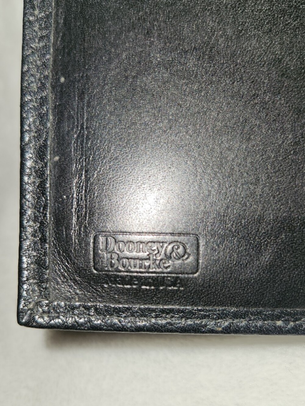 Dooney & Bourke Black Leather Wallet/Checkbook Cover - Picture 4 of 5